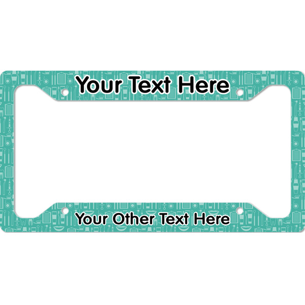 Custom Dental Hygienist License Plate Frame - Style A (Personalized)