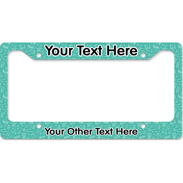 Custom Dental Hygienist License Plate Frame - Style B (Personalized)