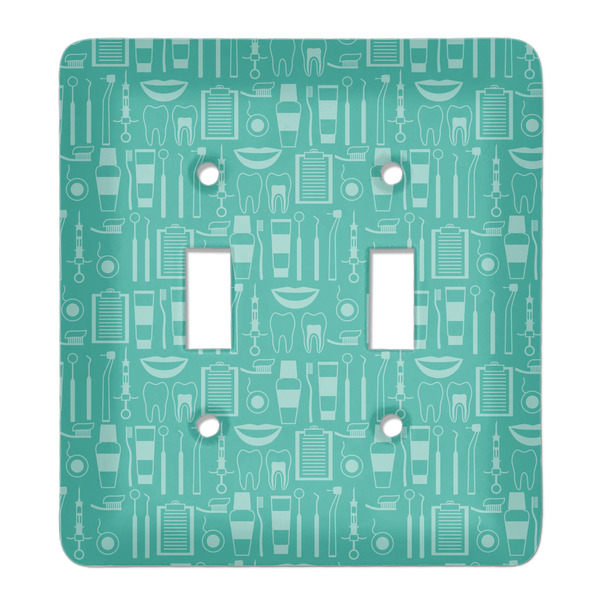 Custom Dental Hygienist Light Switch Cover (2 Toggle Plate)