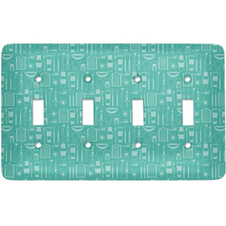 Dental Hygienist Light Switch Cover (4 Toggle Plate)