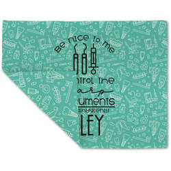 Dental Hygienist Double-Sided Linen Placemat - Single w/ Name or Text