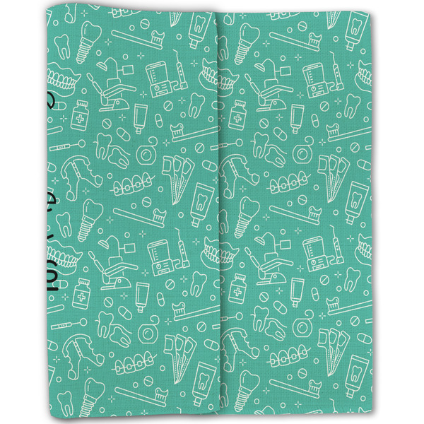 Dental Hygienist Linen Placemat - Folded Half (double sided)