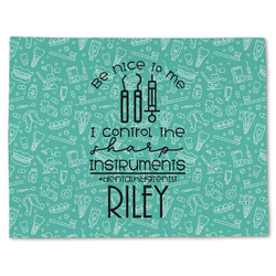 Dental Hygienist Single-Sided Linen Placemat - Single w/ Name or Text