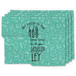 Dental Hygienist Linen Placemat w/ Name or Text