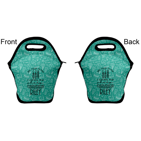 Dental Hygienist Lunch Bag - Front and Back