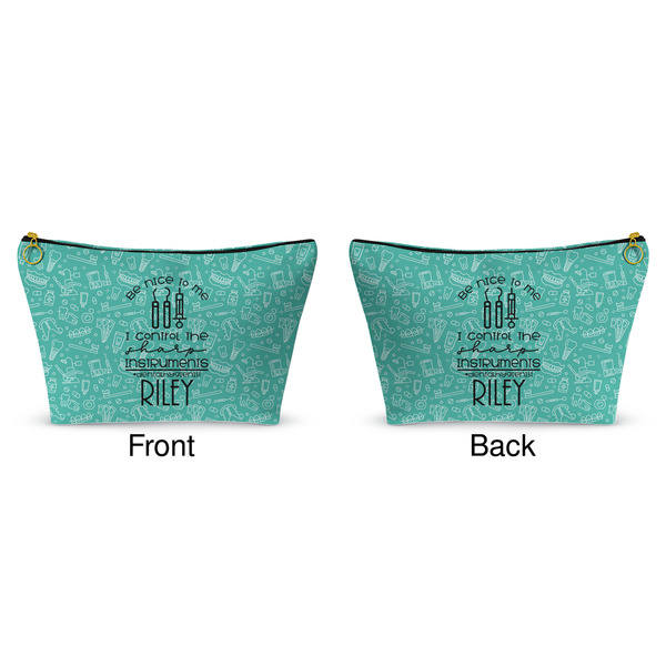 Dental Hygienist Makeup Bag (Front and Back)