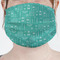 Dental Hygienist Mask - Pleated (new) Front View on Girl