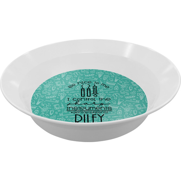 Custom Dental Hygienist Melamine Bowl - 12 oz (Personalized)