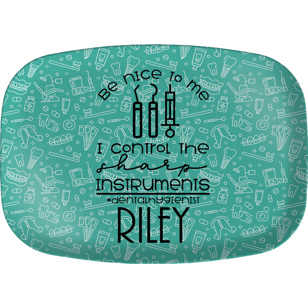 Custom Dental Hygienist Melamine Platter (Personalized)