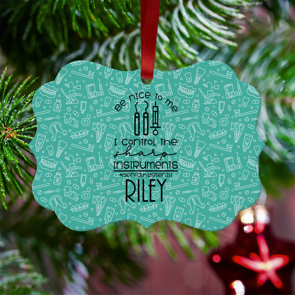 Dental Hygienist Metal Benilux Ornament - Lifestyle