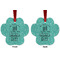 Dental Hygienist Metal Paw Ornament - Front and Back