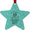 Dental Hygienist Metal Star Ornament - Double Sided w/ Name or Text