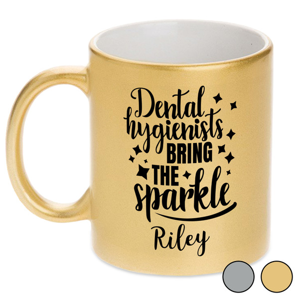 Dental Hygienist Metallic Mugs