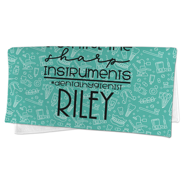 Dental Hygienist Microfiber Dish Rag - FOLDED (half)