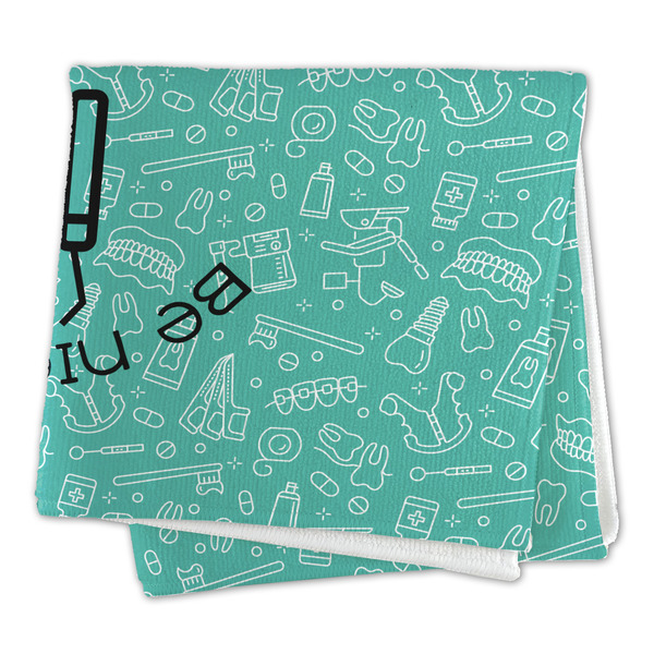 Dental Hygienist Microfiber Dish Rag - FOLDED (square)
