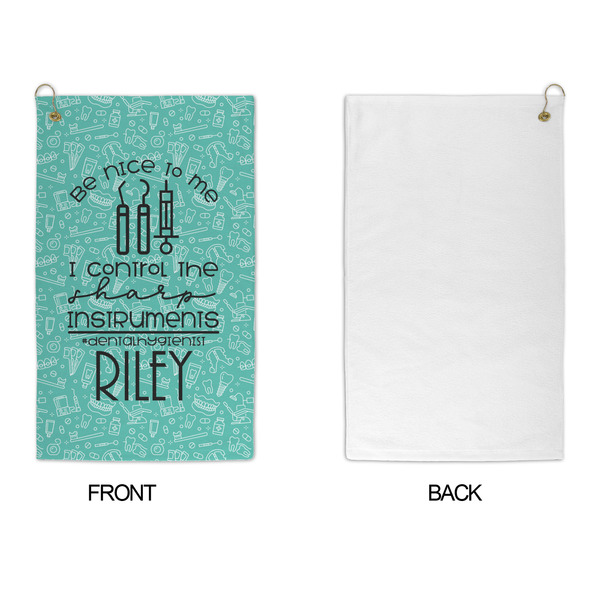 Dental Hygienist Microfiber Golf Towels - APPROVAL