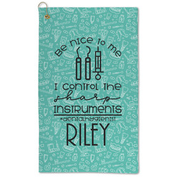 Dental Hygienist Microfiber Golf Towel (Personalized)