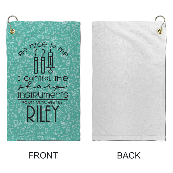 Dental Hygienist Microfiber Golf Towels - Small - APPROVAL
