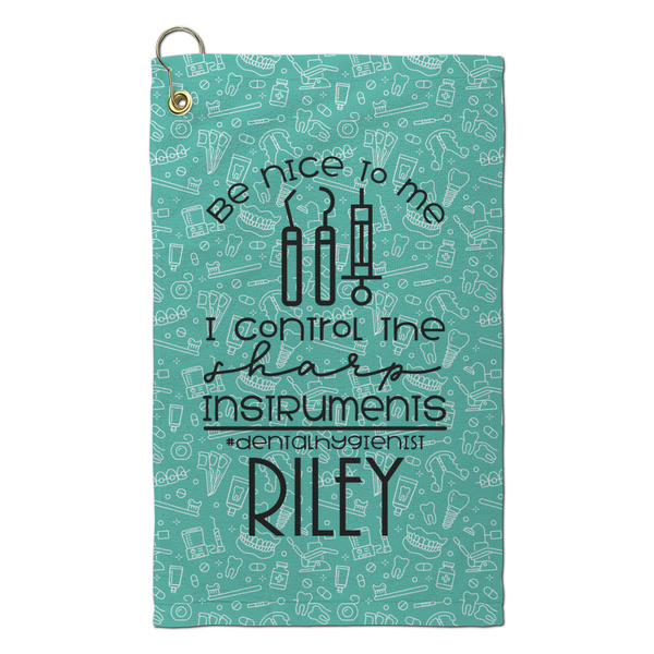 Custom Dental Hygienist Microfiber Golf Towel - Small (Personalized)