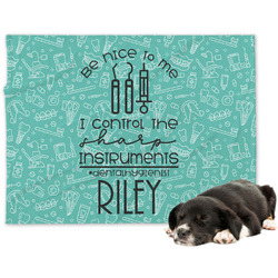 Dental Hygienist Dog Blanket - Regular (Personalized)