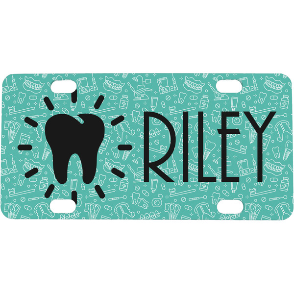 Custom Dental Hygienist Mini / Bicycle License Plate (4 Holes) (Personalized)