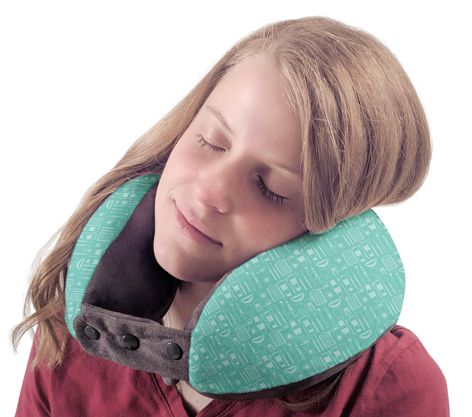 Custom Dental Hygienist Travel Neck Pillow YouCustomizeIt