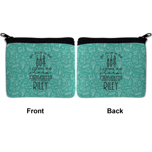 Dental Hygienist Neoprene Coin Purse - Front & Back (APPROVAL)