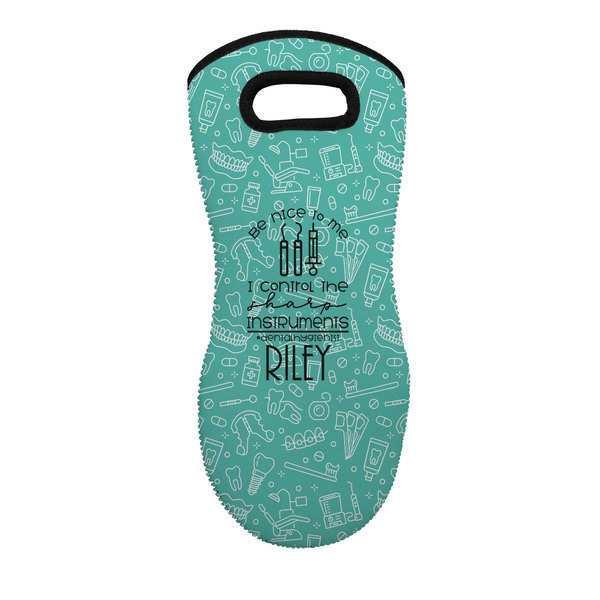 Custom Dental Hygienist Neoprene Oven Mitt - Single w/ Name or Text