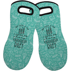 Dental Hygienist Neoprene Oven Mitts - Set of 2 w/ Name or Text
