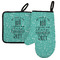 Dental Hygienist Left Oven Mitt & Pot Holder Set w/ Name or Text