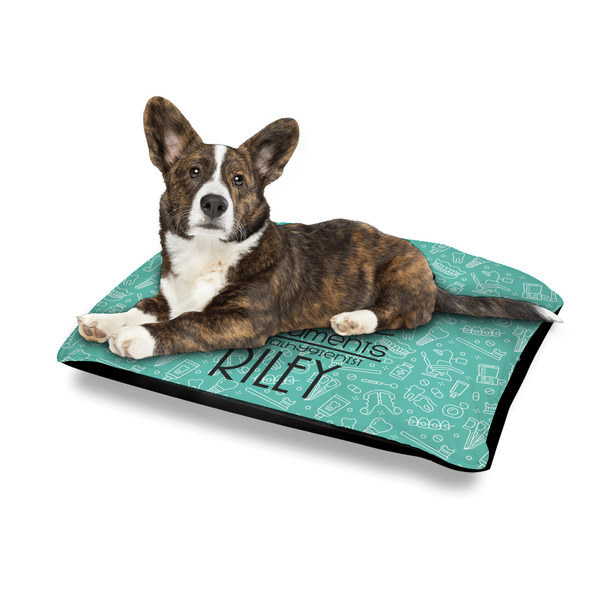 Dental Hygienist Outdoor Dog Beds - Medium - IN CONTEXT