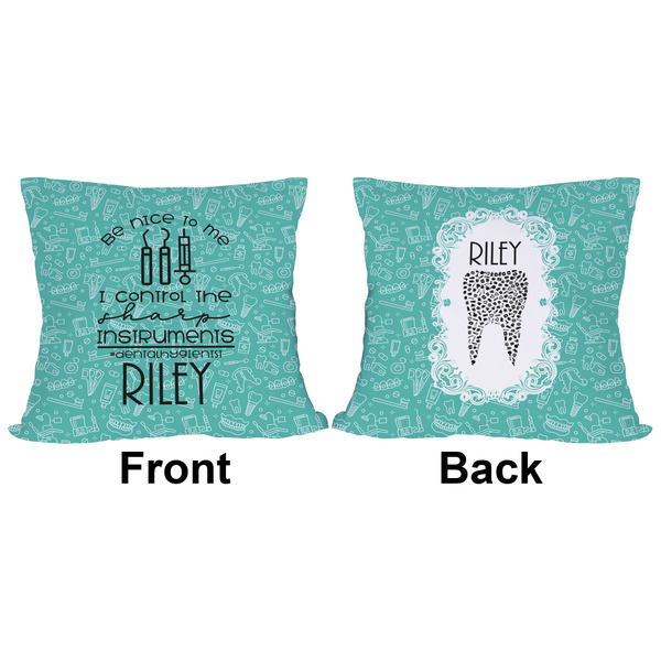 Dental Hygienist Outdoor Pillow - 18x18