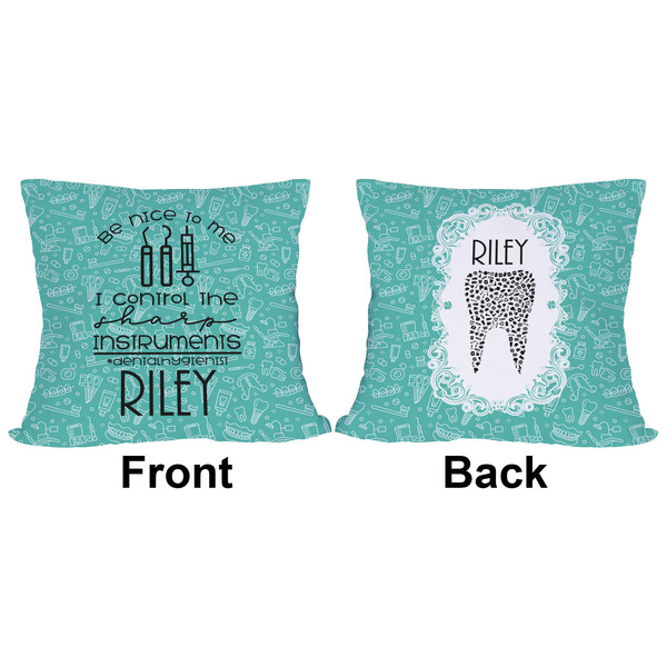 Dental Hygienist Outdoor Pillow - 20x20