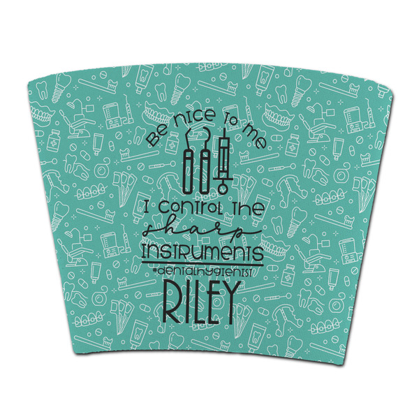 Custom Dental Hygienist Party Cup Sleeve - without bottom (Personalized)