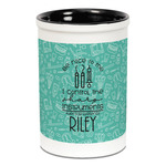 Dental Hygienist Ceramic Pencil Holders - Black