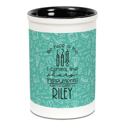 Dental Hygienist Ceramic Pencil Holders - Black