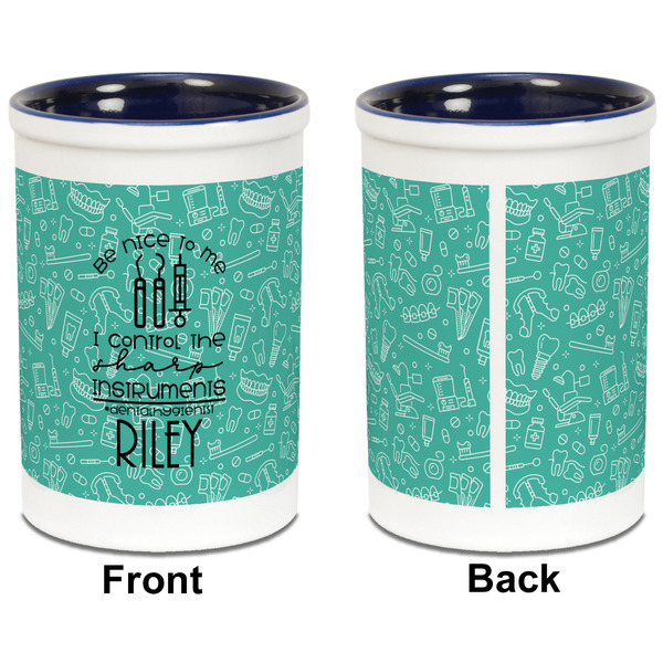 Dental Hygienist Pencil Holder - Blue - approval