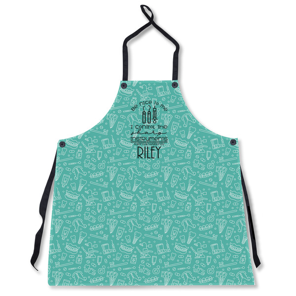 Custom Dental Hygienist Apron Without Pockets w/ Name or Text