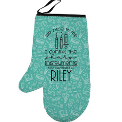 Dental Hygienist Left Oven Mitt (Personalized)