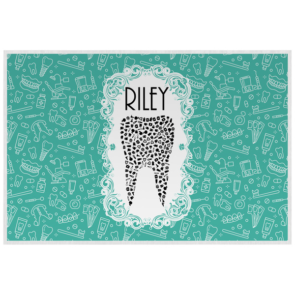 Dental Hygienist Personalized Placemat (Back)