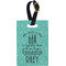 Dental Hygienist Plastic Luggage Tag - Rectangular w/ Name or Text