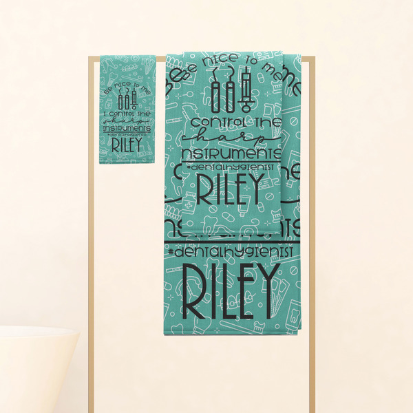 Dental Hygienist Personalized Towel Set