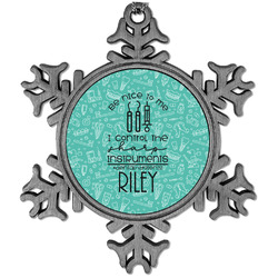 Dental Hygienist Vintage Snowflake Ornament (Personalized)