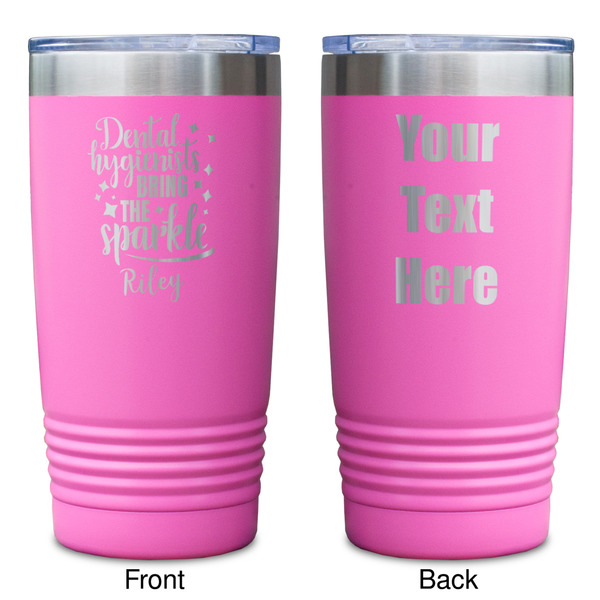 Dental Hygienist Pink Polar Camel Tumbler - 20oz - Double Sided - Approval
