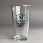 Dental Hygienist Pint Glass - Full Color Logo (Personalized)