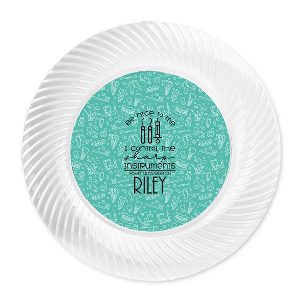 Dental Hygienist Plastic Party Dinner Plates - Approval