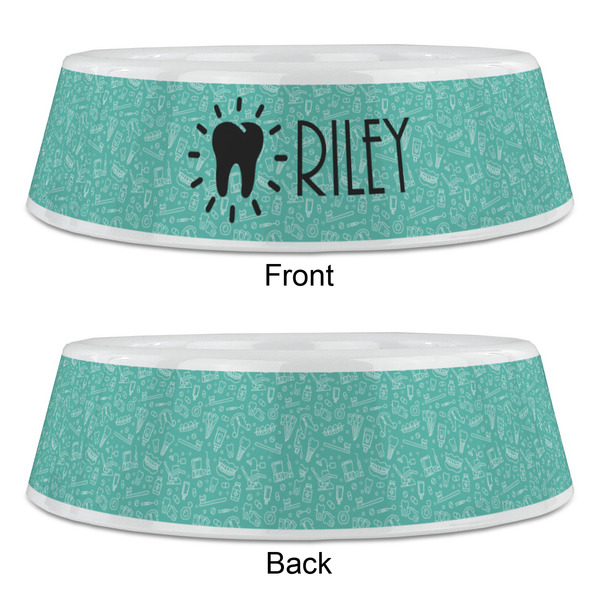 Dental Hygienist Plastic Pet Bowls - Large - APPROVAL