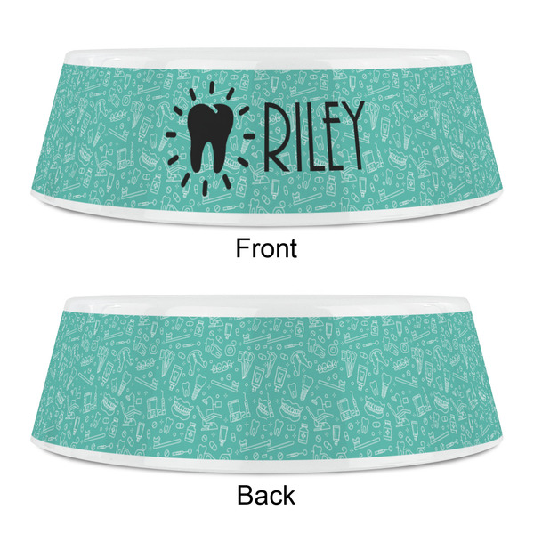 Dental Hygienist Plastic Pet Bowls - Small - APPROVAL