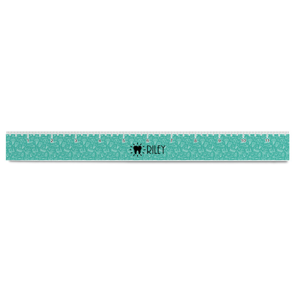Dental Hygienist Plastic Ruler - 12" - FRONT