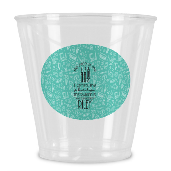 Custom Dental Hygienist Plastic Shot Glass (Personalized)